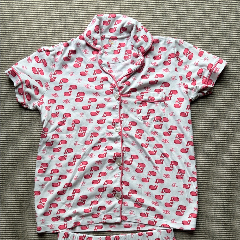 Roller Rabbit Moby Polo Pajamas Pink - Picture 2 of 8